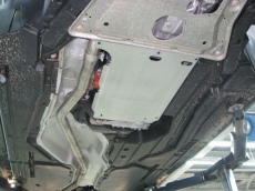 Защита алюминиевая Alfeco для АКПП BMW Х6 E71 xDrive 2008-2012
